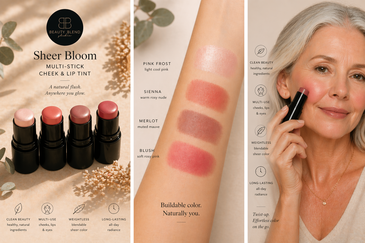 Sheer Bloom Mult-Sticks